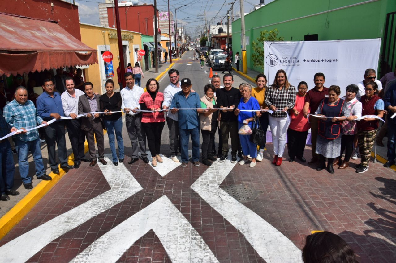 Mejora gobierno de San Pedro Cholula movilidad urbana en el Centro Histórico