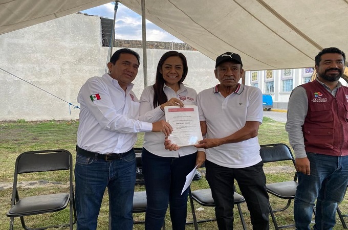 Ariadna Ayala inicia construcción en cumplimiento a propuestas de campaña y más obras con sentido social