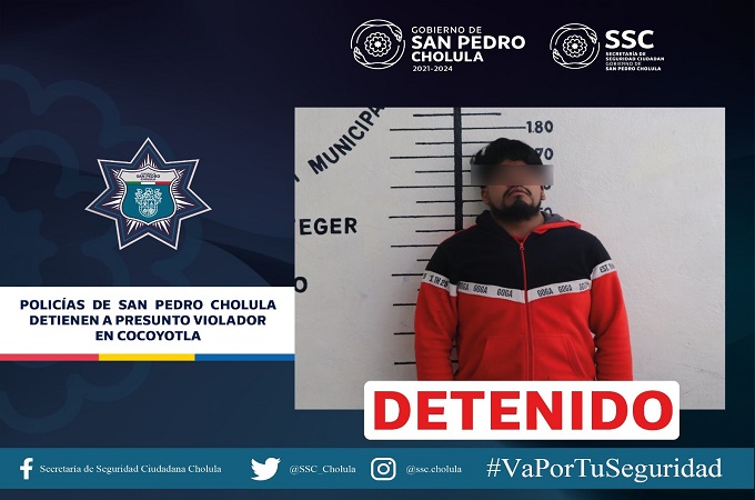 Detenido Cholula